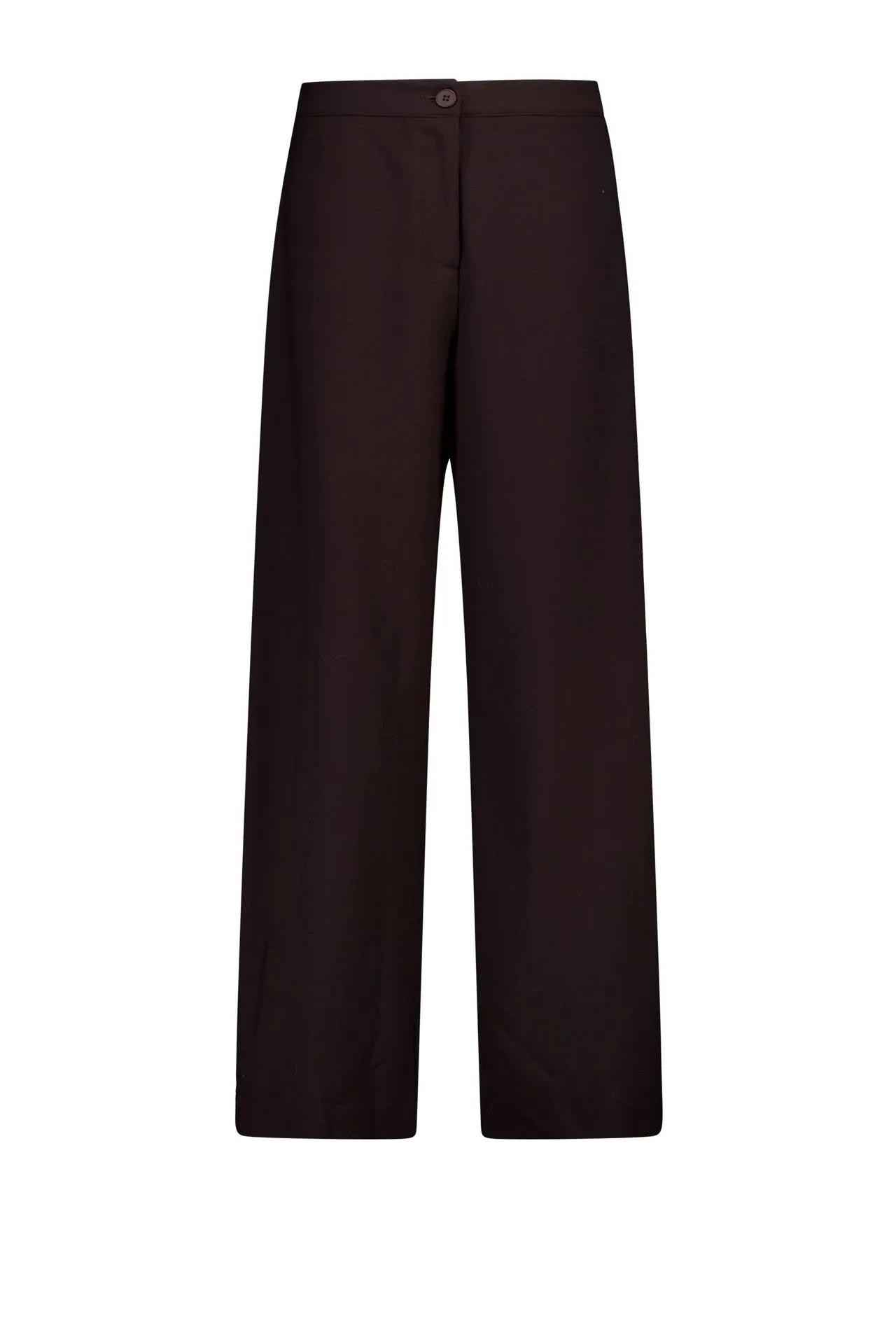 Wide fit broek | Zwart