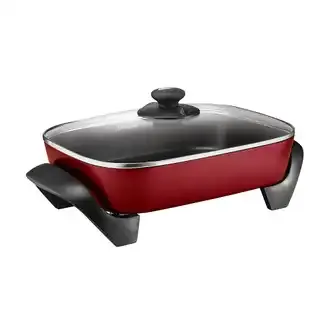 Sunbeam Minerale Classic Banquet Electric Frypan Red