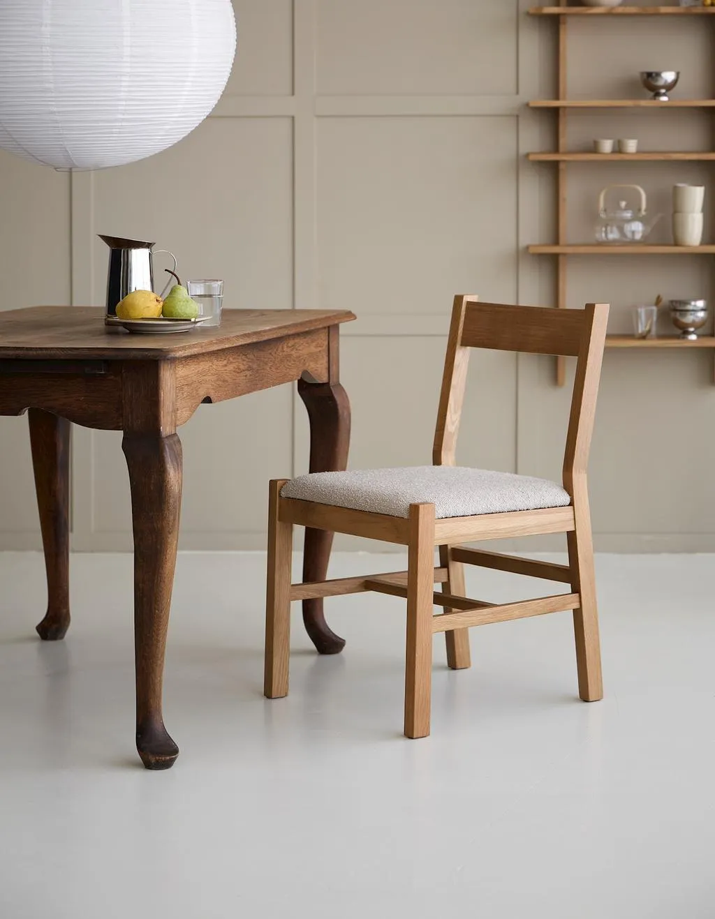 HARMONY spisestol med bouclé