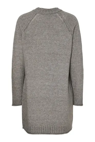 Vestido punto cuello levantado