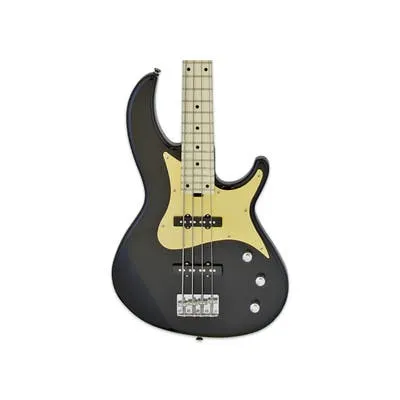 ARIA PRO II RSB-618 - BLACK WITH GOLD PICKGUARD - 4 STRING BASS