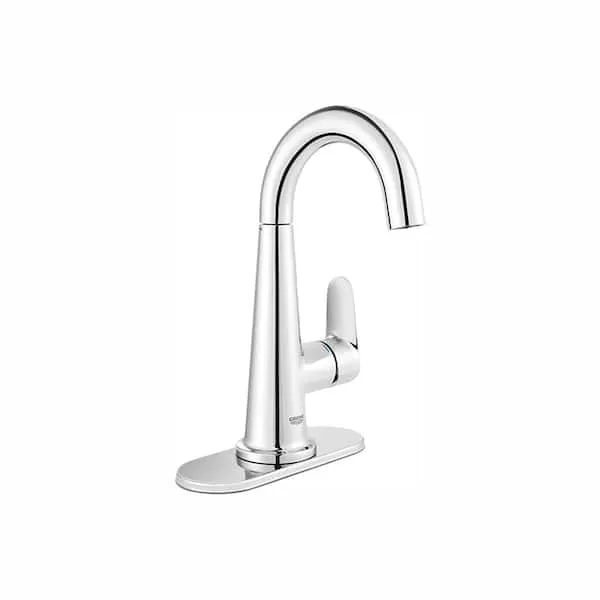 GROHE Veletto 4 in.​ Centerset Single-​Handle Bathroom Faucet in StarLight Chrome
