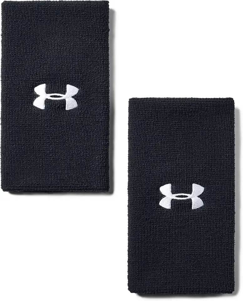 Under Armour Adult 6-inch Performance Wristband 2-Pack