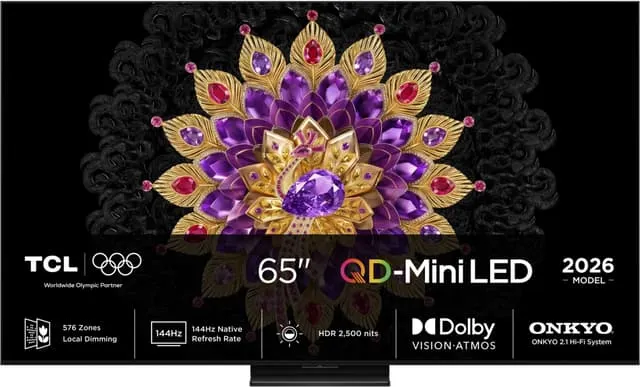 TCL 65" MQLED80L 4K QD-Mini LED TV (2026)