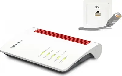 AVM FRITZ!Box 7530 AX WI-FI 6 DSL-Router (DSL/VDSL,1.800 MBit/s (5GHz)&600 MBit/s (2,4 GHz),bis zu 300 MBit/s mit VDSL-Supervectoring 35b,WLAN Mesh)