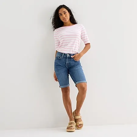 St. John's Bay Womens 11" Bermuda Short