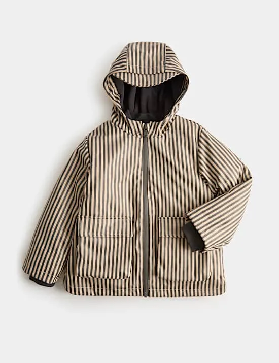 2-in-1-Fischerjacke mit Streifenmuster (2–8 Jahre)