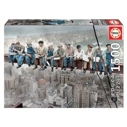PUZZLE 1500 PIECES LUNCH SUR UN GRATTE-CIEL