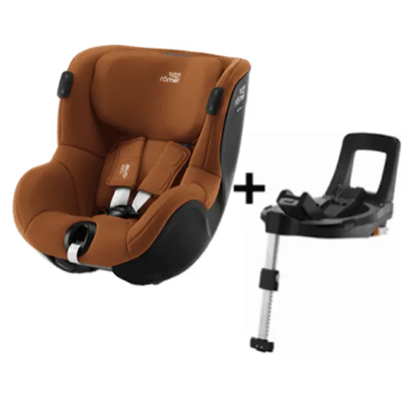 Britax | Dualfix iSense Bilstol 0-18 kg + Flex Base 5Z | Golden Cognac