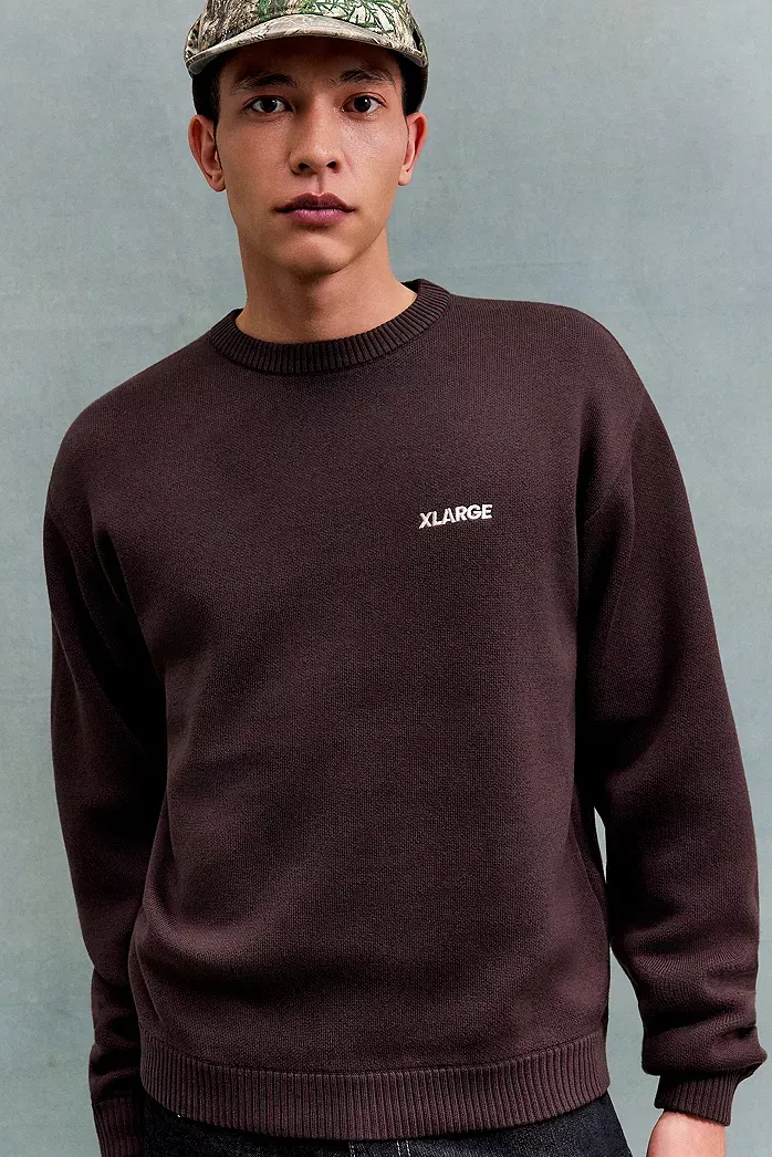 Maglione Backside OG in Maglia Marrone XLARGE