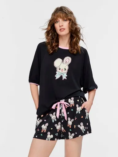 Vintage Bunnies Mini Short