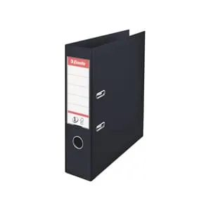 Brevordner Esselte No1 A4 75mm Sk. sort