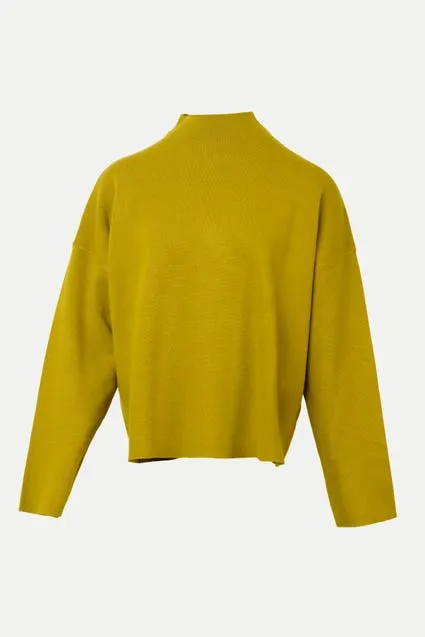 Trui effen met lange mouwen