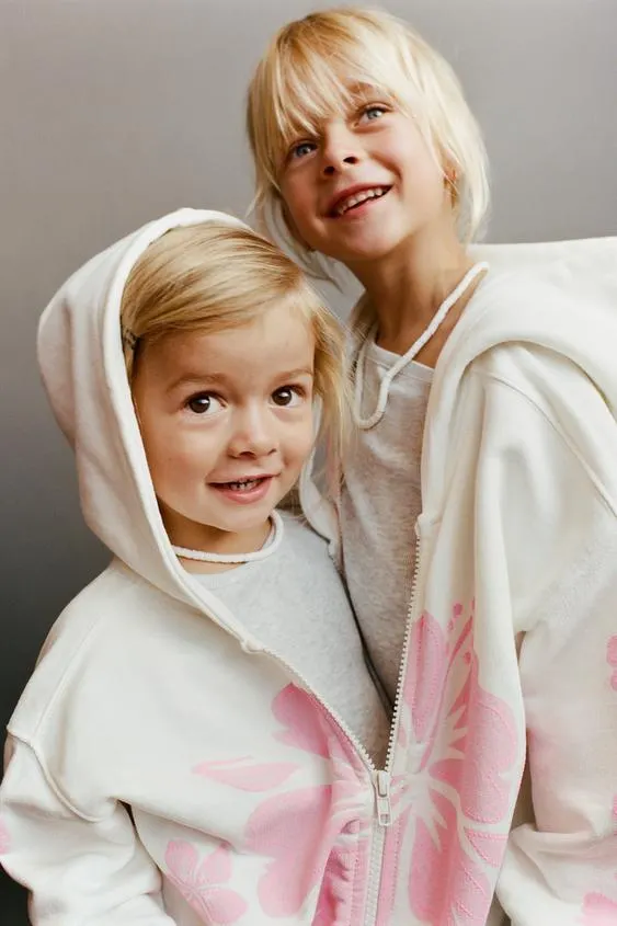 HIBISCUS PRINT HOODIE