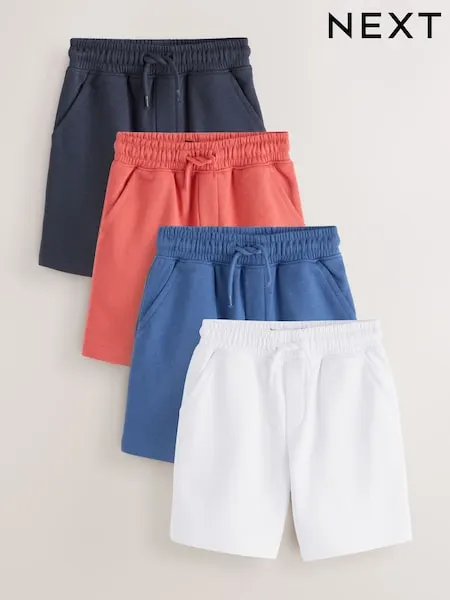 Grey/Natural/Navy/Black Sporty Fit Basic Shorts (3-16yrs)