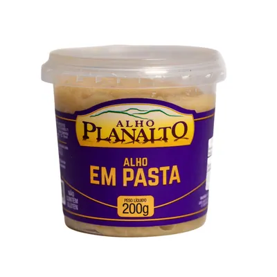 alho em pasta planalto pote 200g