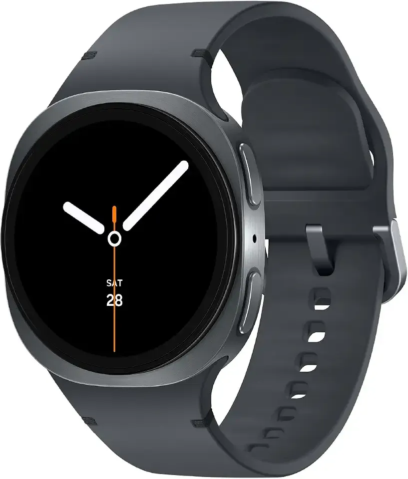 Samsung Galaxy Watch 8 40mm Bluetooth Smartwatch, Cushion Design, Quick Button, Sleep Coaching, Now Bar, Running Coach, Energy Score, Graphite [US Version, Amazon Exclusive 2Yr Warranty]