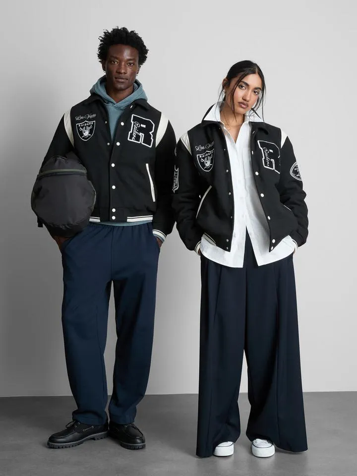 Veste style universitaire NFL Las Vegas Raiders
