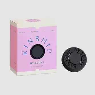 Kinship by Ecoya Peach Blossom & Iris Car Diffuser
