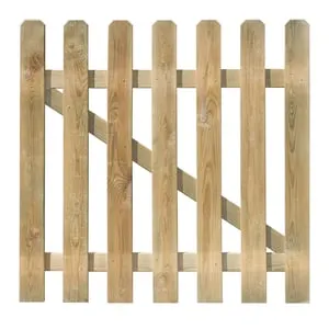 Cancelletto CERLAND MUSTANG in legno naturale H 100 x L 100 cm