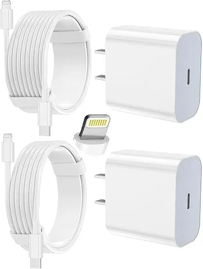 iPhone Charger Fast Charging 2 Pack Type C Wall Charger…