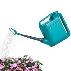 Annaffiatoio da 5 litri con sistema a goccia - Annaffiatoio da giardino in plastica,beccuccio lungo per annaffiature precise-Ideale per orto, balcone