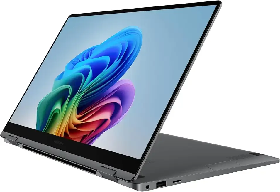 Samsung 15.6" Galaxy Book5 360 Copilot+ PC, AI Business Laptop, Windows 11 Pro, Intel Core Ultra 5 Processor 226V, FHD AMOLED Touchscreen, 16GB/512GB, 2025 Model, NP754QHA-KA1US, Gray