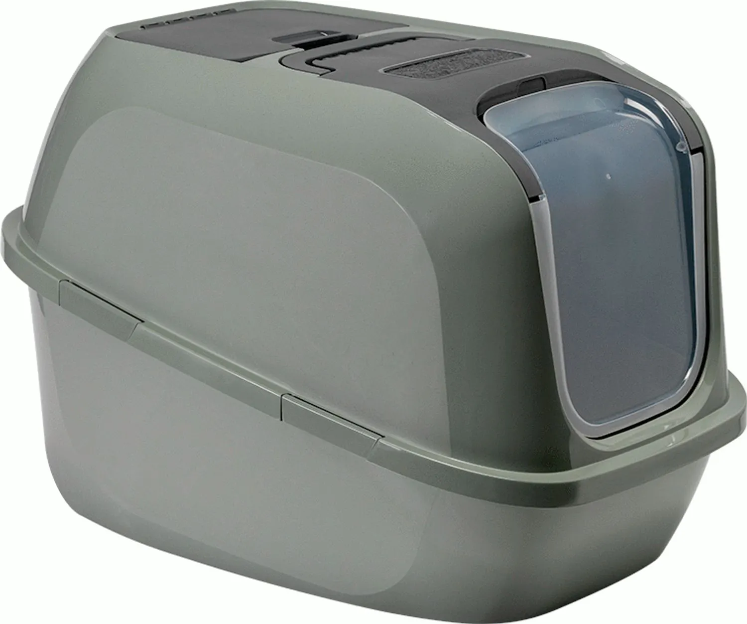 Moderna Mega Deluxe Kattenbak - Kattentoilet - 65.8x48.6x45.8 cm Olijfgroen