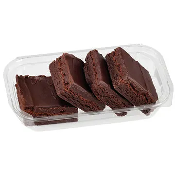 H-E-B Bakery Gourmet Iced Fudge Brownies, 4 ct