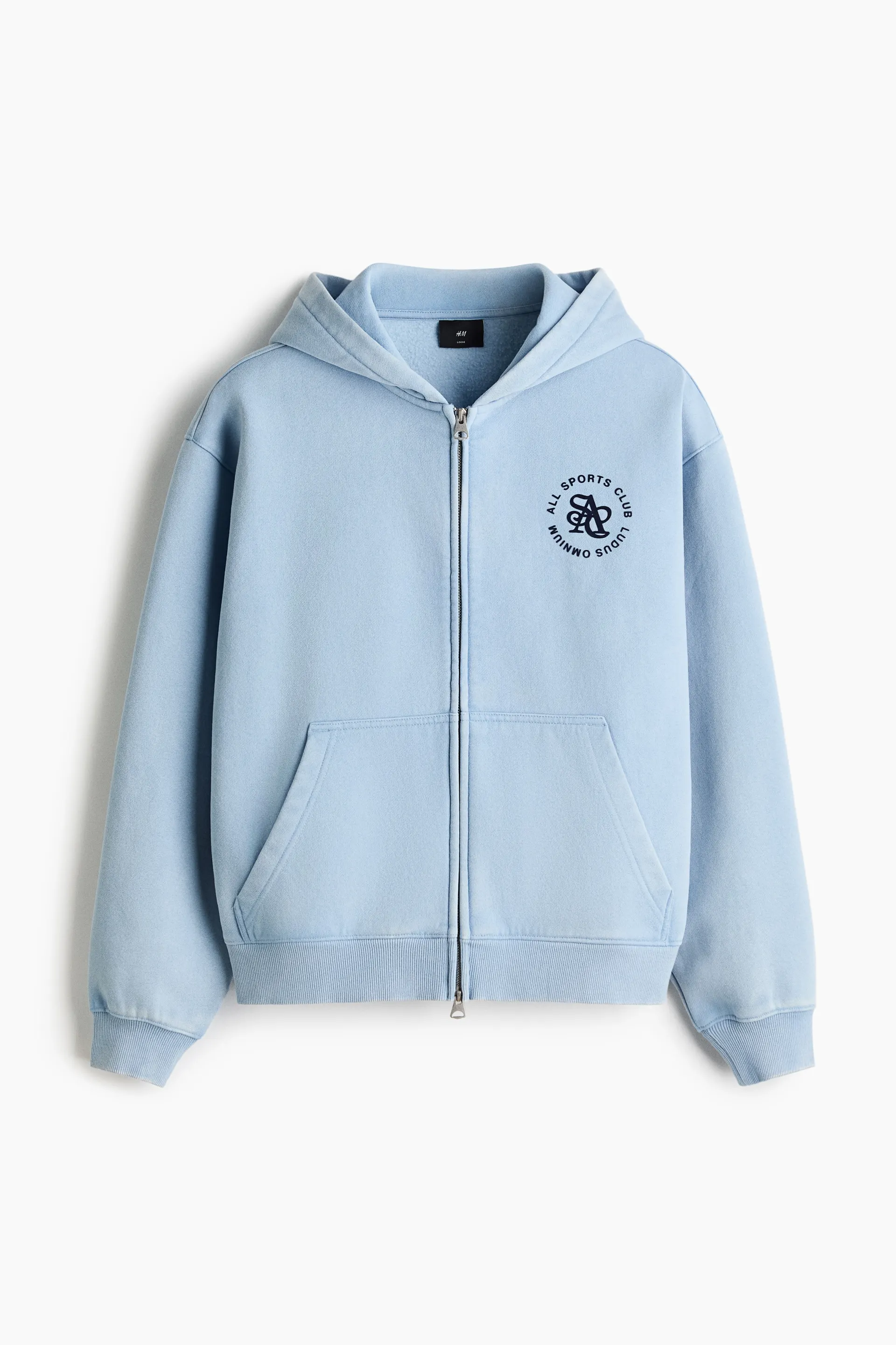 Sudadera Loose Fit con gorro y zíper