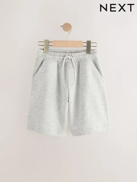 Grey Marl Loose Fit Basic Shorts (3-16yrs)