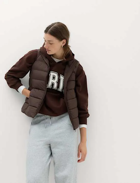 Padded Feather and Down Gilet