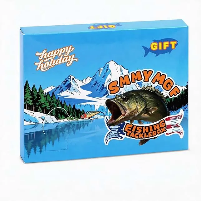 Fishing Tackle Box Kit with Fishing Techniques Book,142Pcs Lures Set Including Plugs,Spoon,Hooks, and Accessories,Saltwater & Freshwater Ge…