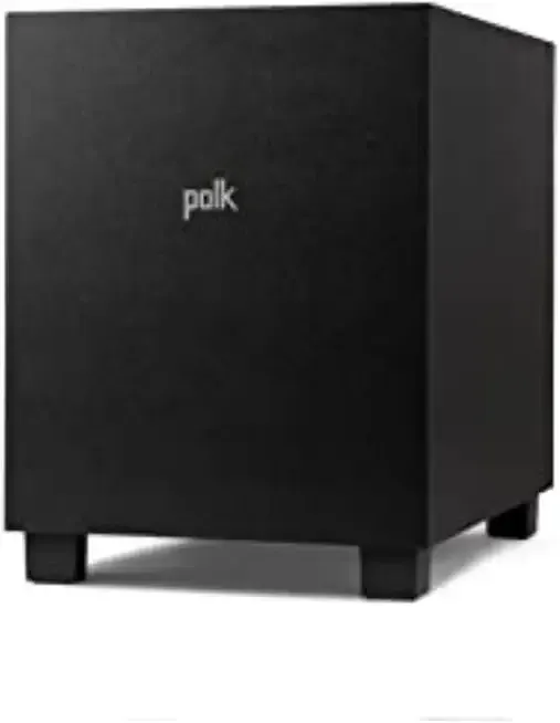 Polk Monitor XT10 Home Subwoofer, 10" Deep Bass Woofer, 100W Class D Amplification, Dolby Atmos, Auro 3D & DTS:X Compatible, Black