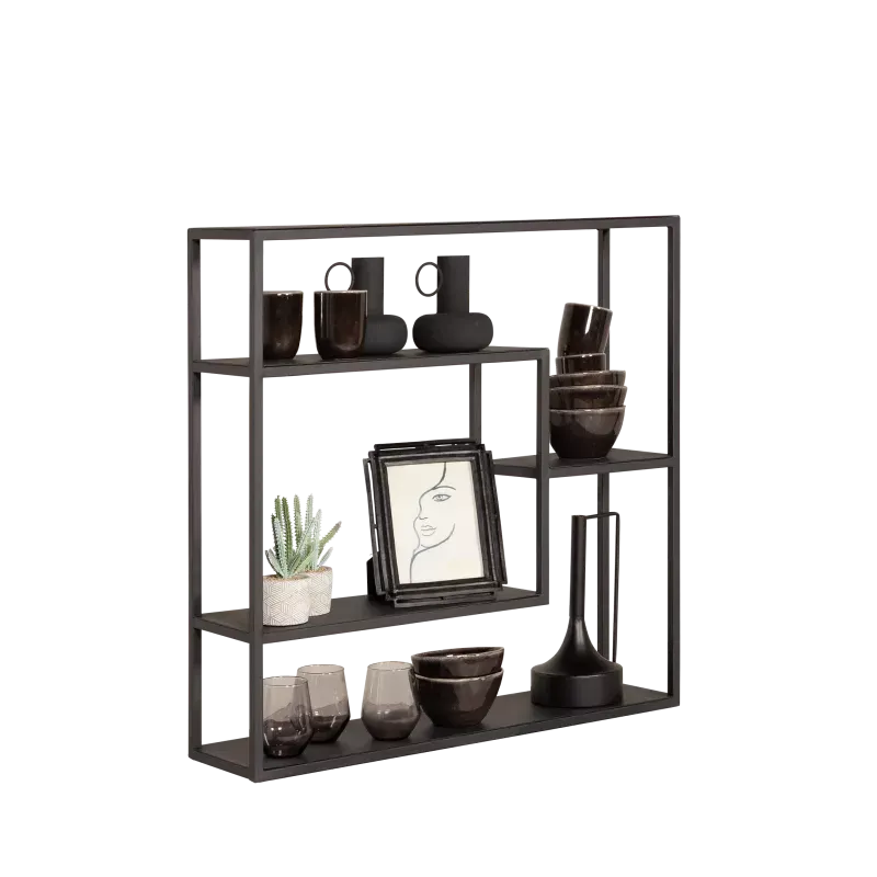 Wandrek Sona (80x80) - Zwart