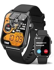 DIVOAZBVO Smart Watch for Men, 120+ Sports Modes Smartwatch with 1.83" HD Touchsreen, Sleep Monitor, IP67 Waterproof, Bluetooth Call & Music Control Fitness Watch for iPhone/Android (Black)