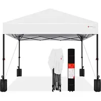 Carpa Para Camping 4 Personas Blanca Best Choice Products