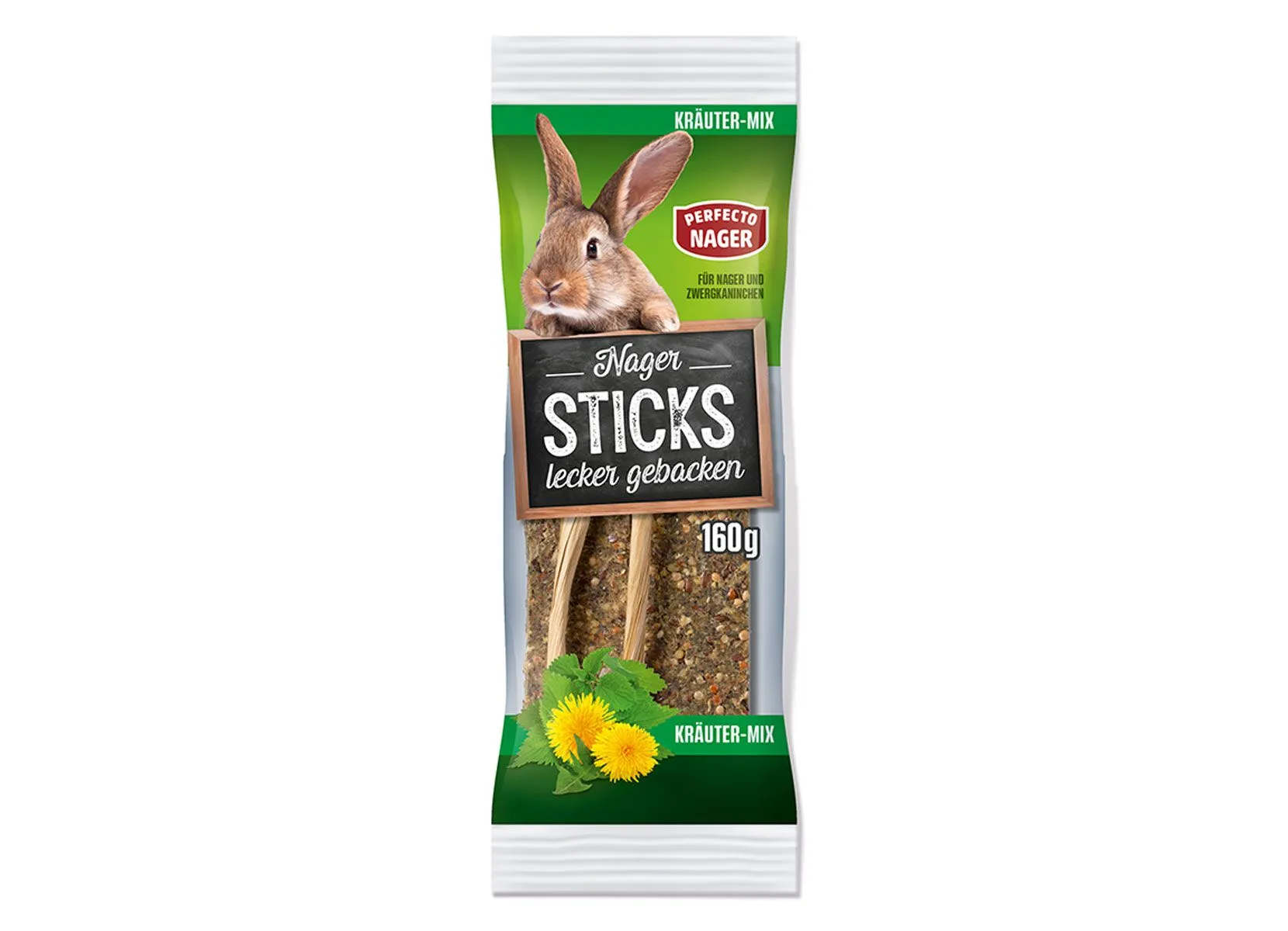 Perfecto Nager Nager Sticks 160g Kräuter-Mix