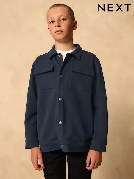 Navy Smart Shacket (3-16yrs)