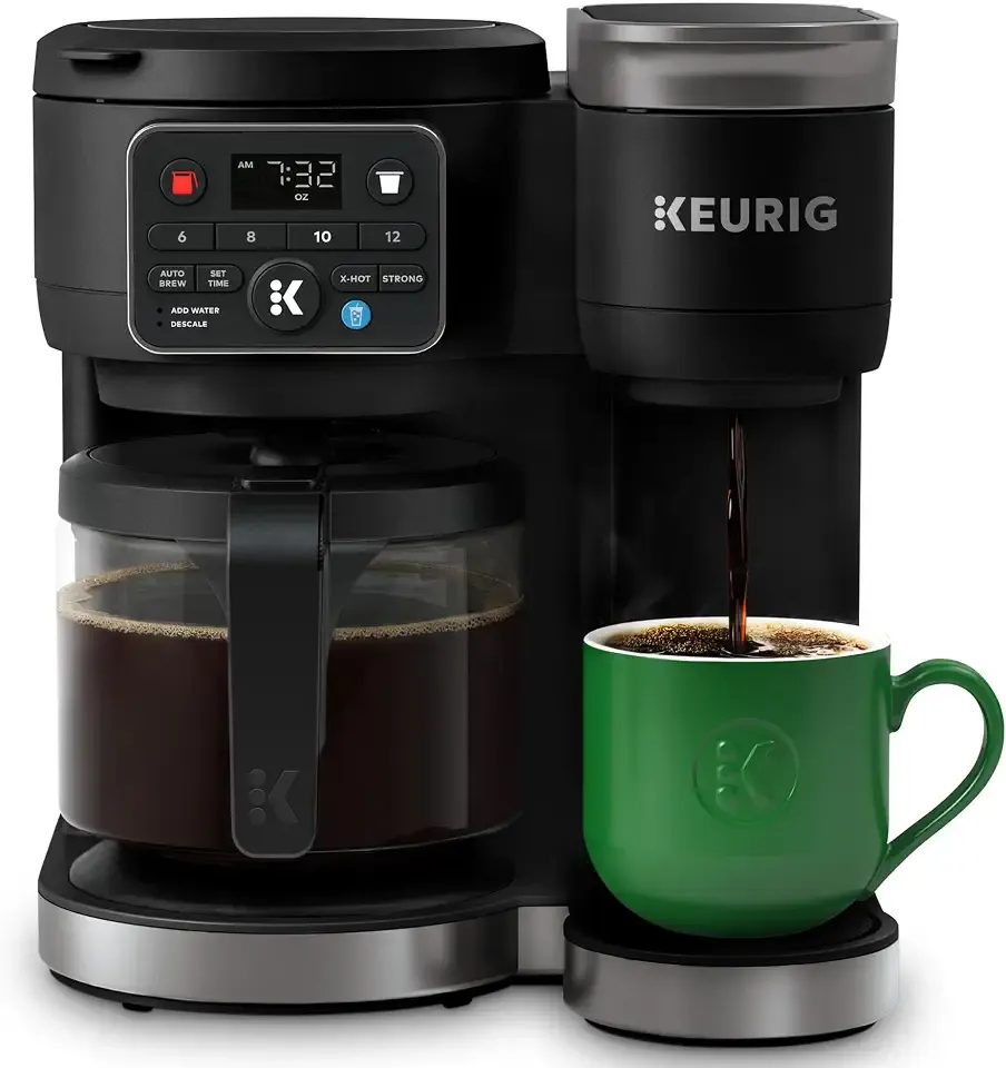 K-Duo Hot & Iced Single Serve & Carafe Coffee Maker, MultiStream Technology, 72oz Reservoir (Gen 2)