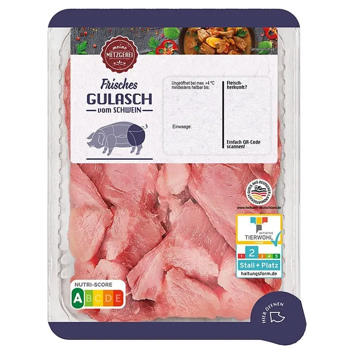 MEINE METZGEREI Gulasch vom Schwein 500 g