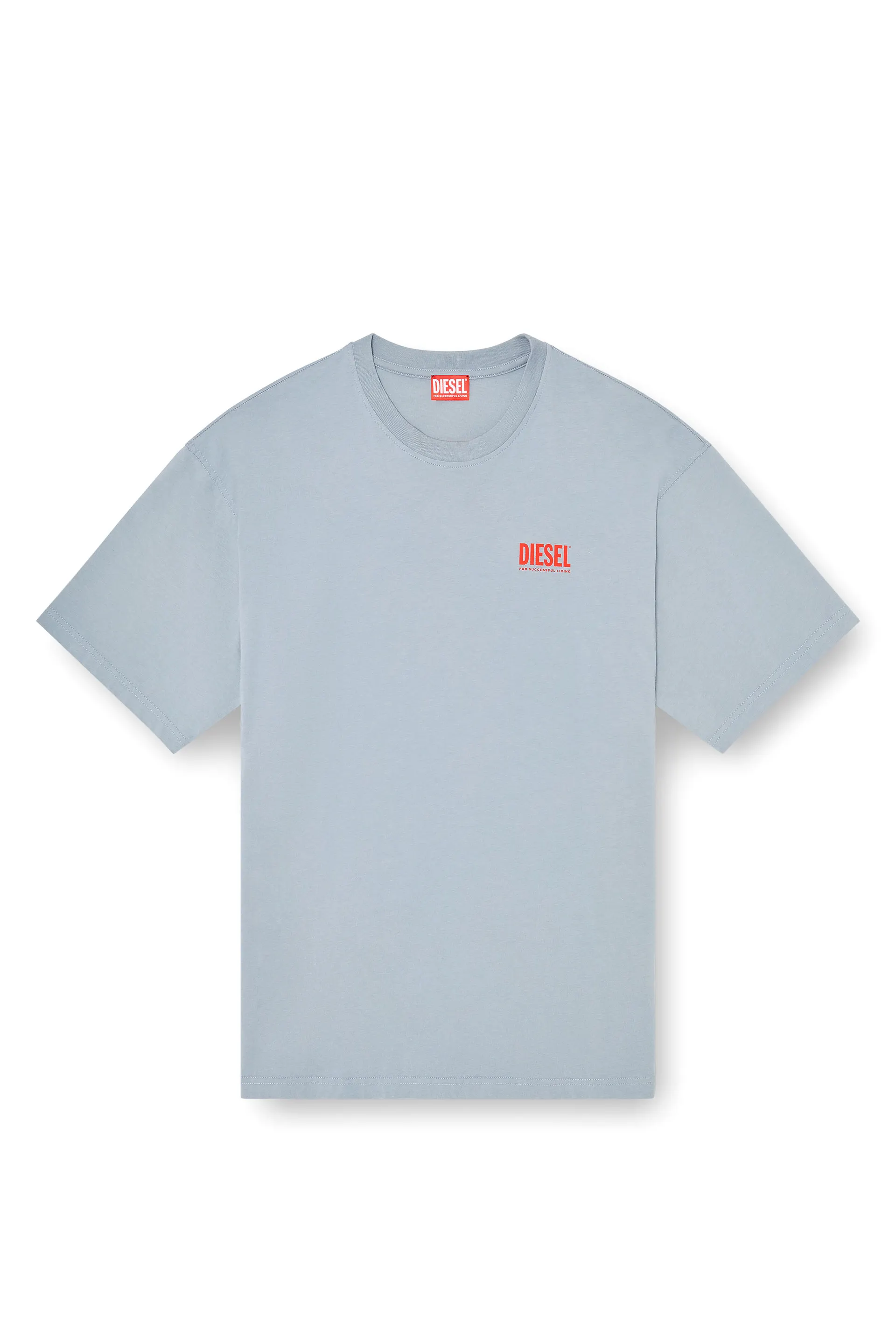 Cotton T-shirt with Diesel Biscotto print