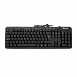 Teclado Multimedia K227 Con Cable Usb Global