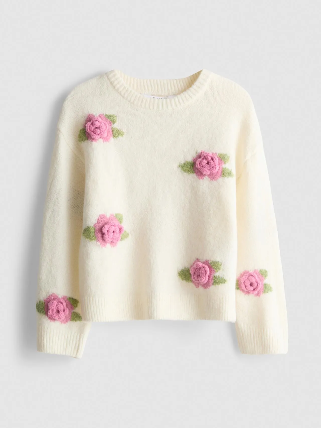 1–9 ans | Pull à motif floral appliqué
