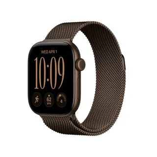 Apple Watch Series 12 (GPS) 42mm Case with Milanese Loop (Size S/M), Hypertension Notifications, Sleep Score, Advanced Workout Metrics