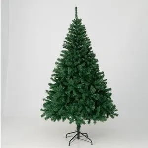 Árbol de Navidad Artificial Automatica 180 CM con 1000 Puntas de Rama PVC Ignífuga, con Soporte de Metal, Árvore de Natal Frondoso, Verde