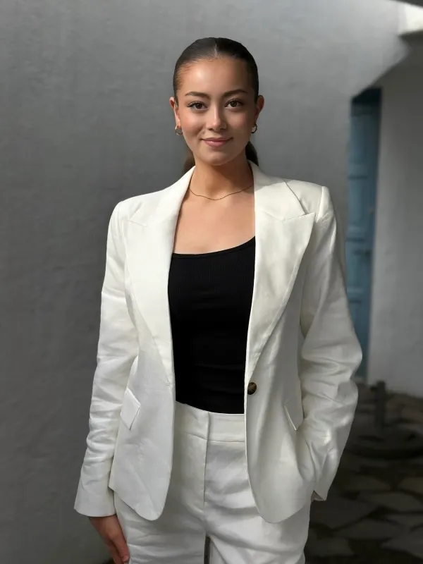 Bani Blazer Star White