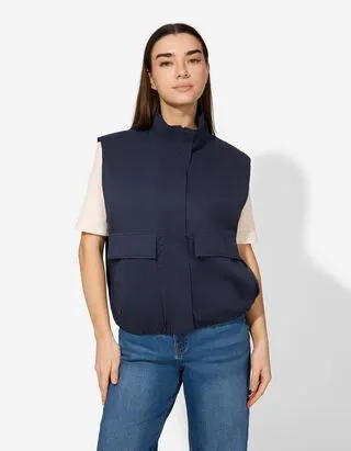 Gilet - Oversized Fit - blu scuro