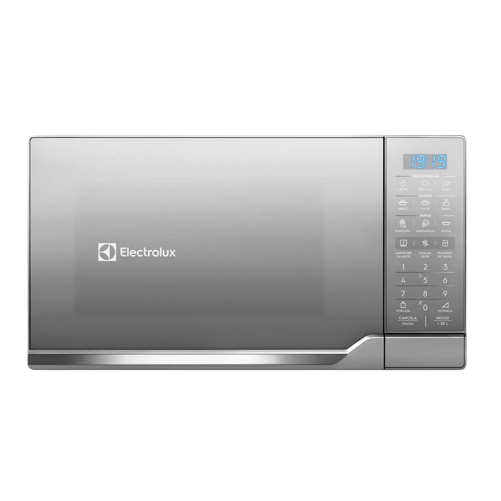 Microondas Electrolux 25 lt Plata con Grill y Función Descongelar EMDM25G5GSYG