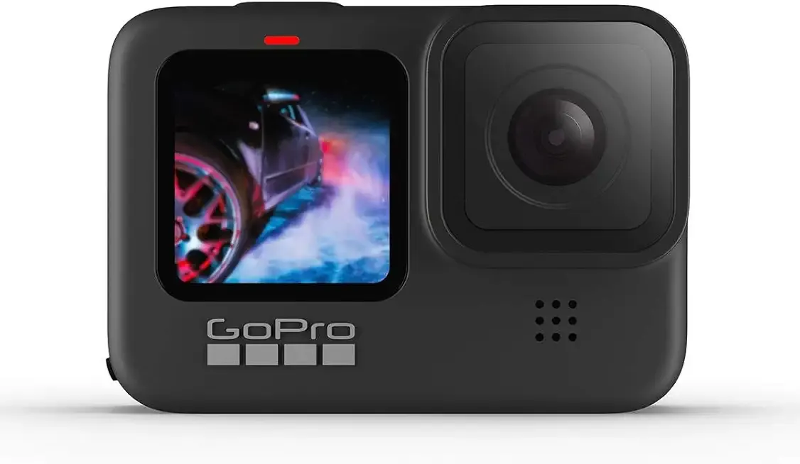 HERO9 Black - Waterproof Action Camera with Front LCD and Touch Rear Screens, 5K Ultra HD Video, 20MP Photos, 1080p Live Streaming, Webcam, Stabilization